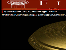 Tablet Screenshot of filmdesign.com